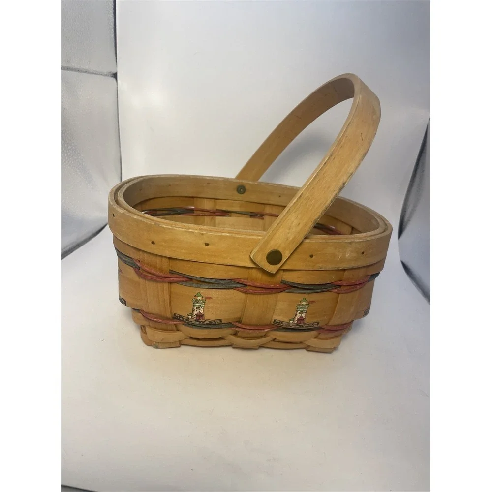 Country Woven Collection Grand Basket Lighthouses
